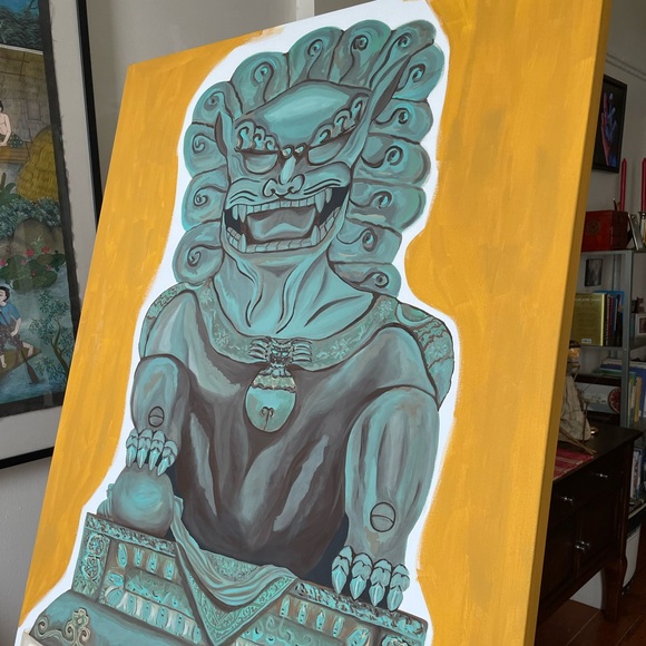 Original Art “Fu Dog” 2022 - Picture 2 of 5